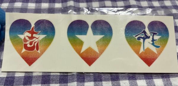 B'z LIVE-GYM Pleasure 2008 GLORY DAYS 転写タトゥーシール