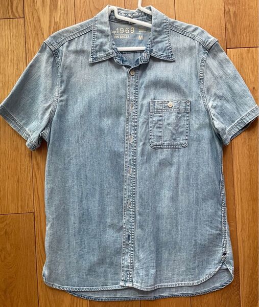 Gap 1969 デニムシャツ M ライトブルー ギャップ シャツ