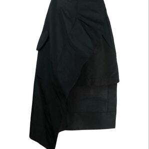 【終了間近】 アレキサンダーマックィーン ラップスカート 42 ブラック サラ期 Alexander McQueen スカート