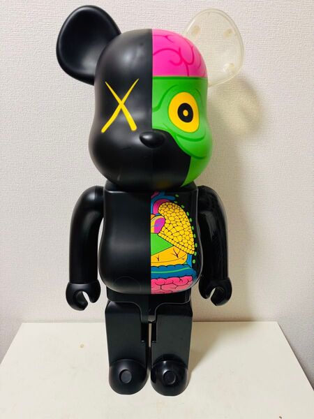 正規品 BE@RBRICK ベアブリック KAWS 人体模型 1000% カウズ MEDICOM TOY