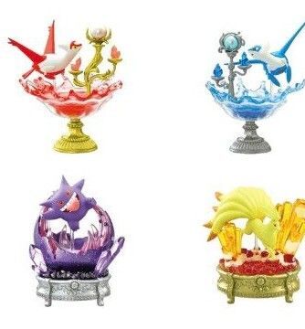 ポケモンジェムストーンコレクション ラティオス ラティアス ゲンガー キュウコン