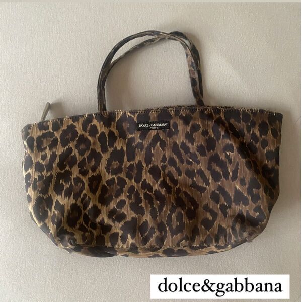 ドルチェアンドガッバーナ dolce&gabbana mare レオパード柄横長ミニトートバッグ トートバッグ 豹柄