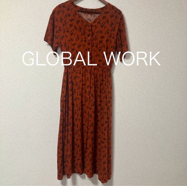 GLOBAL WORK グローバルワーク ワンピース 花柄ワンピース M