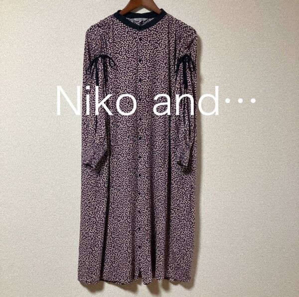 Niko and… ニコアンド ワンピース ショルダードロストワンピース