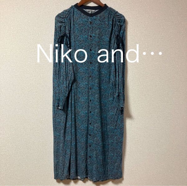 Niko and… ニコアンド ワンピース ショルダードロストワンピース