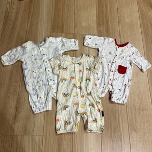 ベビー服 ロンパース 50-60cm 3点セット