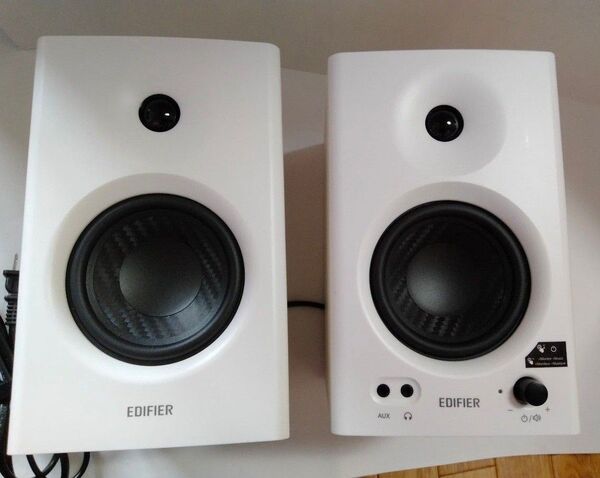 EDIFIER MR4 アクティブスピーカー ホワイト 2個セット ジャンク