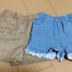 キュロット 2点セット 110cm