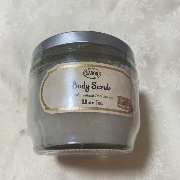 SABON ボディスクラブ Lサイズ ホワイトティー 600g