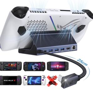 iVANKY 4K 120Hz ROG Ally X/Steam Deck ドック