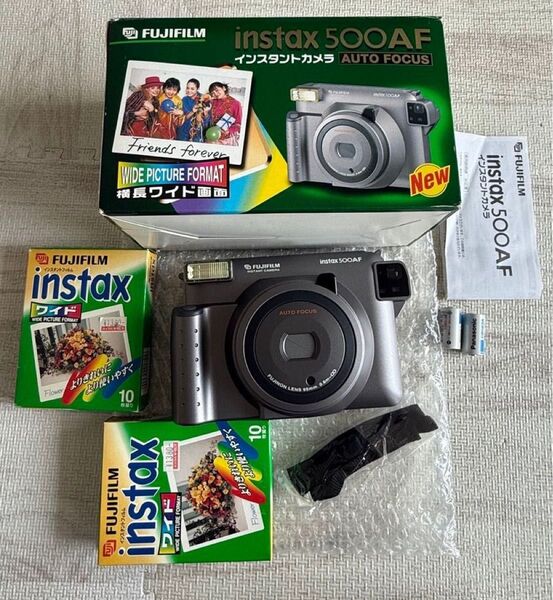 新品 未使用 FUJIFILM instax 500AF インスタントカメラ