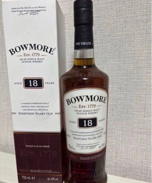 ボウモア 18年 BOWMORE 18年 アルコール 43%容量 700ml