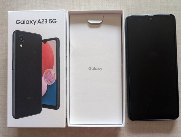 SAMUSUNG Galaxy A23 5G (au SCG18) ブラック SIMフリー