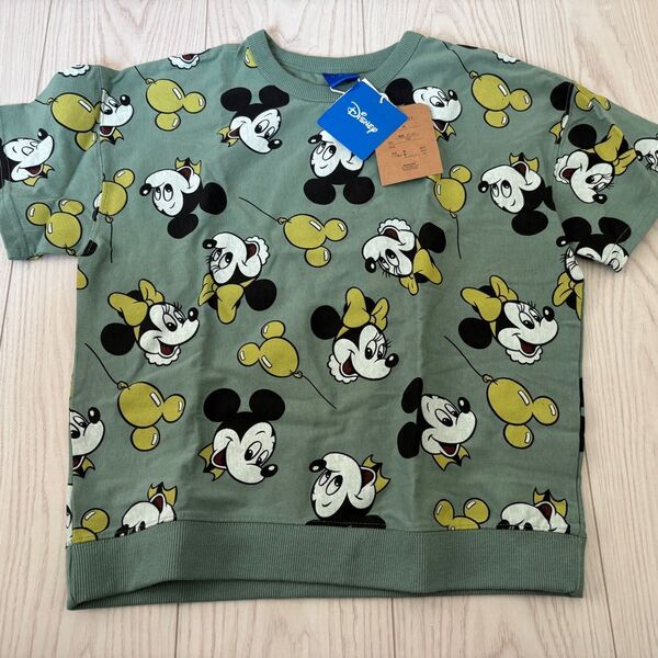 期間値下げ!!Tシャツ DISNEY ミッキー 未使用 130 柄 バルーン ディズニー 半袖 こども服 キッズ
