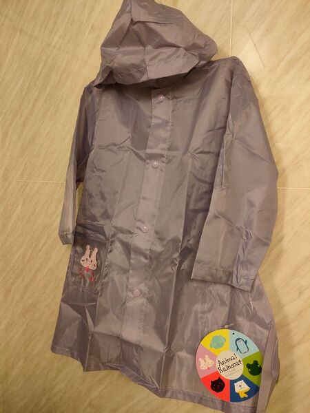 Animal Raincoat キッズ レインコート パープル 新品未使用