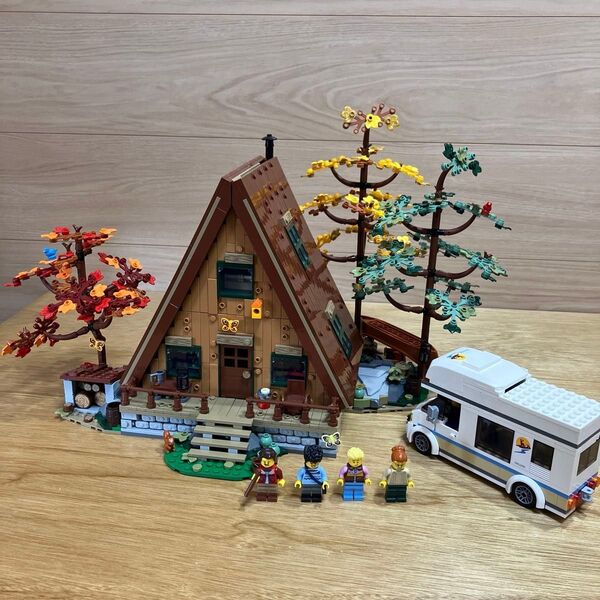 正規品!LEGO Aフレームキャビン キャンピングカーセット