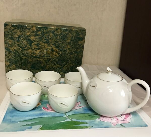 茶器セット リッチフィールド たち吉 急須+湯呑み5個セット