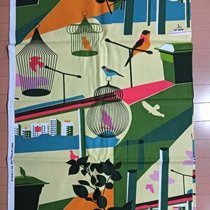 IKEA of Sweden 生地未使用 鳥柄 北欧