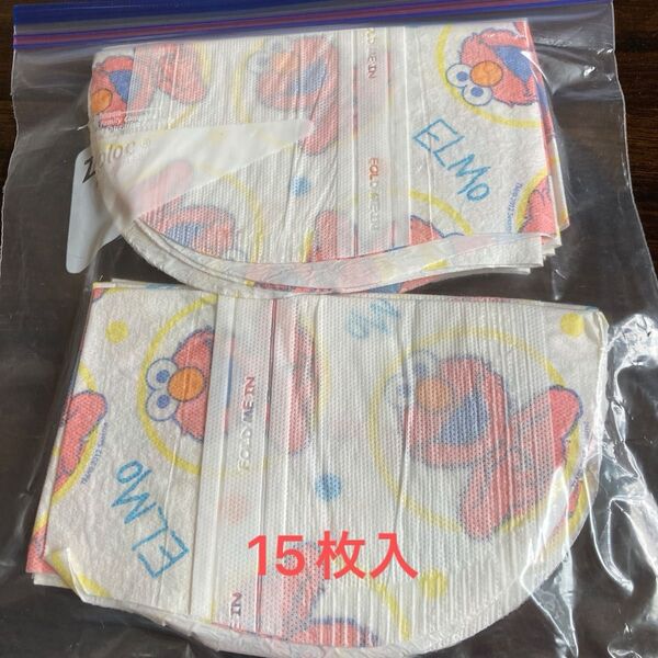 紙エプロン お食事エプロン エルモ 15枚 コストコ