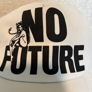 【訳あり】ヒステリックグラマー トラッカー型メッシュキャップ メンズ ホワイト NO FUTURE ヒスガール ユニセックス