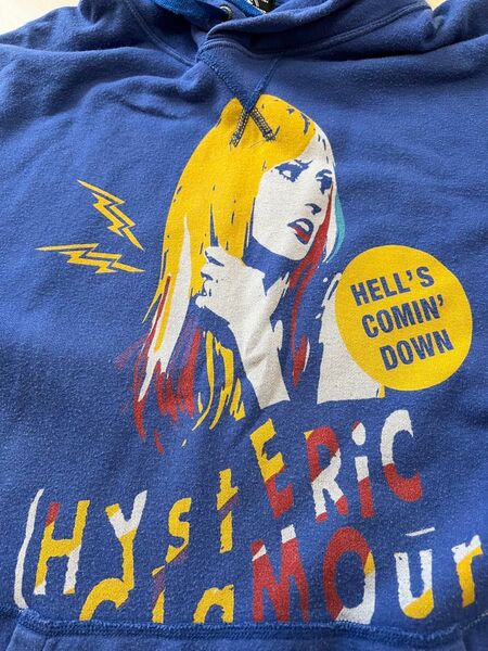 HYSTERIC GLAMOUR ロング 半袖 パーカー