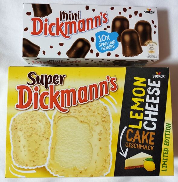 スーパーディックマン レモンチーズケーキ &ミニディックマン チョコマシュマロ