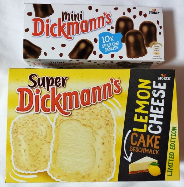 スーパーディックマン レモンチーズケーキ &ミニディックマン チョコマシュマロ
