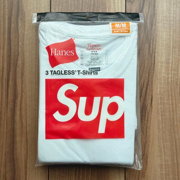Supreme Hanes Tagless Tees 3Pack シュプリーム ヘインズ タグなし Tシャツ 3枚パック
