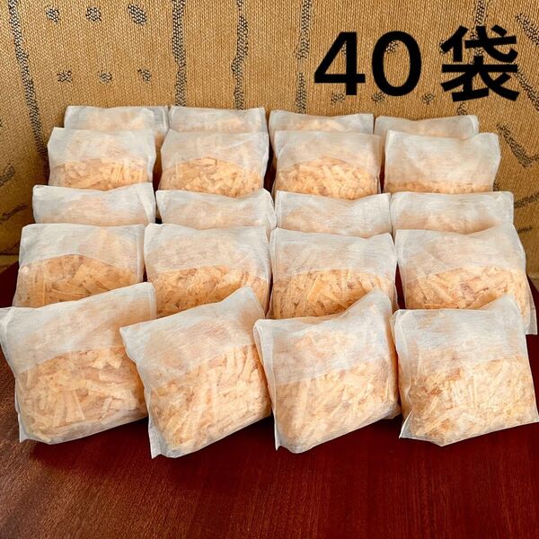 F8 削りたてをお届けします【40袋】国産 ヒノキチップ ひのきおがくず 檜チップ おがくず