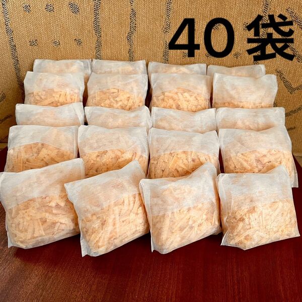 F4 削りたてをお届けします【40袋】国産 ヒノキチップ ひのきおがくず おがくず