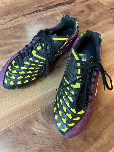 ミズノ サッカー スパイク シューズ 23.5cm パープル ブラック Mizuno イグニタス