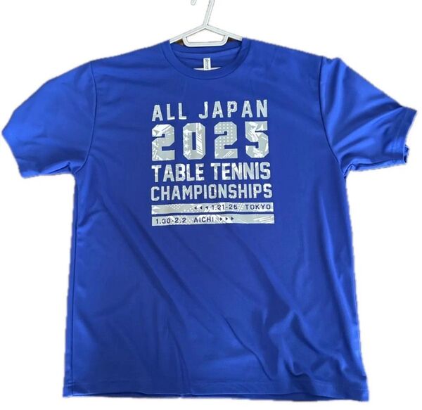 2025年全日本卓球選手権大会の公式Tシャツ 3Lサイズ
