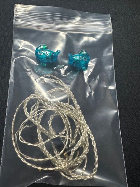 shure se215 spe + nobunaga labs ひじり(ジャンク) おまけイヤーピース