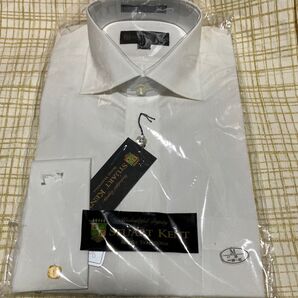 新品保管品 STUART KENT ワイシャツ M 訳あり