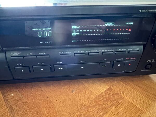 Kenwood ケンウッド KX-7030 カセットデッキ 通電確認済