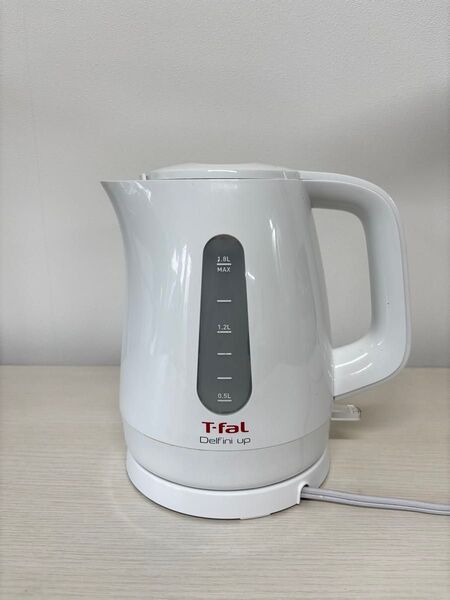 T-fal Definy up 電気ケトル 1.7L ホワイト【ジャンク品】
