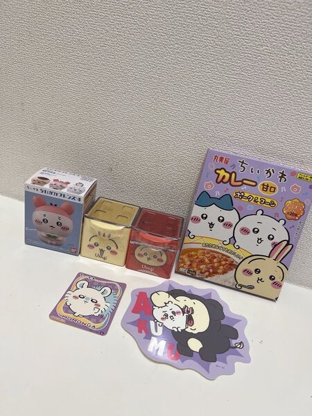 ちいかわグッズ6種 + 神戸風月堂コラボ ちいかわミニゴーフル×3