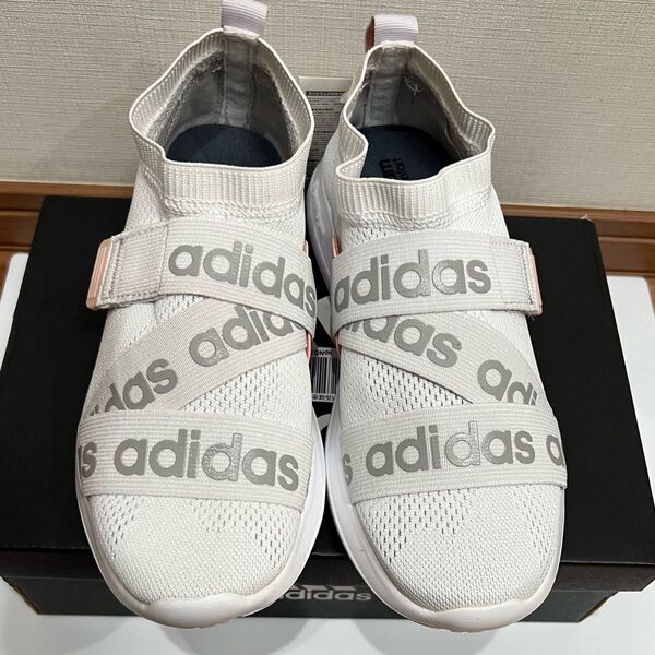 adidas トレーニングシューズ レディース ホワイト/ 23.5cm 【新品.未使用】スニーカー スリッポン