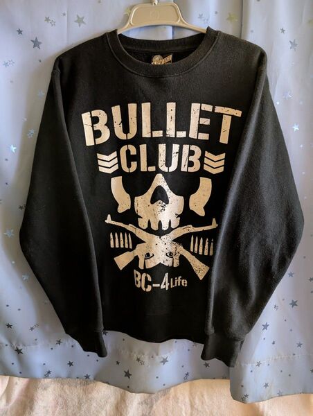 BULLET CLUB ブラック トレーナー 裏起毛 M