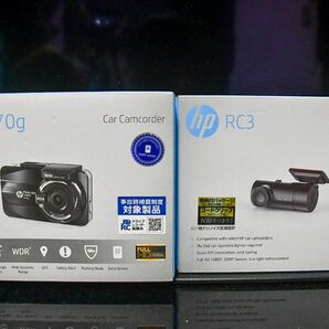 未使用品 HPドライブレコーダー「f870g」リアカメラ「RC3」 前後カメラ