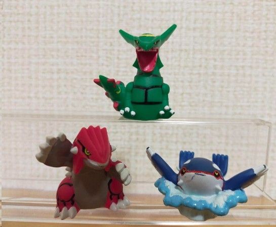 ポケモンキッズ 指人形 レックウザ グラードン カイオーガ