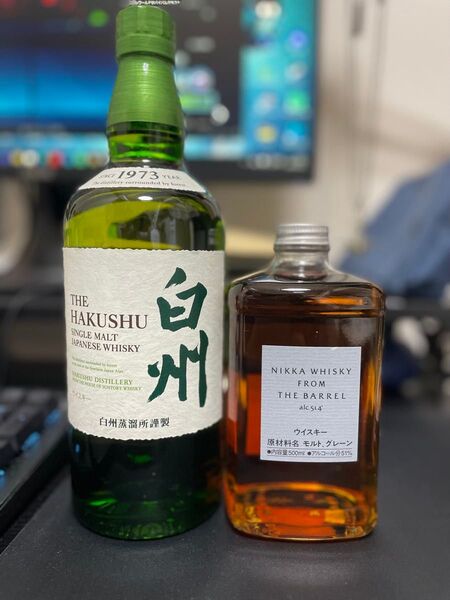ニッカ フロムザバレル サントリー白州2本セット NV SUNTORY ニッカウヰスキー シングルモルトウイスキー サントリー
