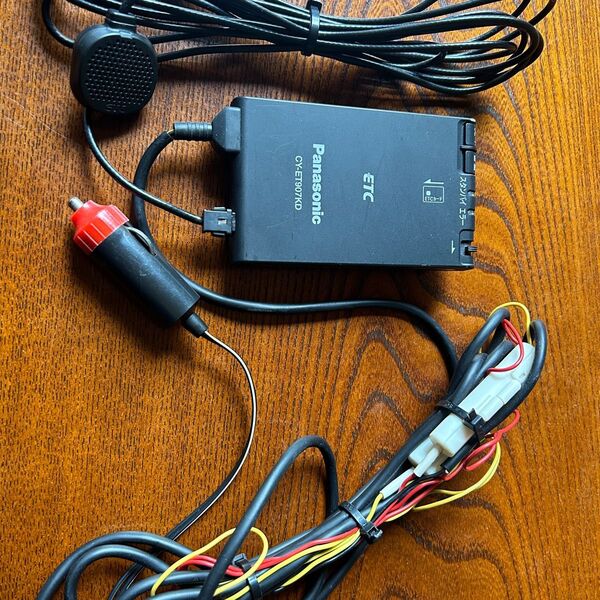 Panasonic パナソニック CYーET907KD ETC車載器 普通車外し シガー式電源