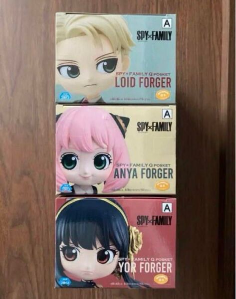 スパイファミリー Qposket フィギュア Aカラー アーニャ ロイド ヨル