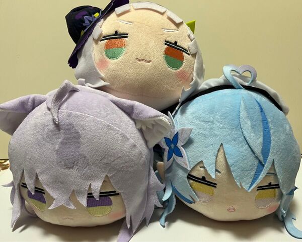 寝そべりぬいぐるみ 雪花ラミィ 紫咲シオン 猫又おかゆ