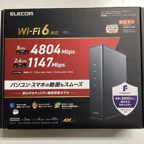 Wi-Fi 6 4804+1147Mbps セキュリティ搭載ルーターWRC-X6000GSD-G/動作確認済み