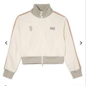 X-girl × MOUSSY COMPACT TRACK JACKET オフホワイト