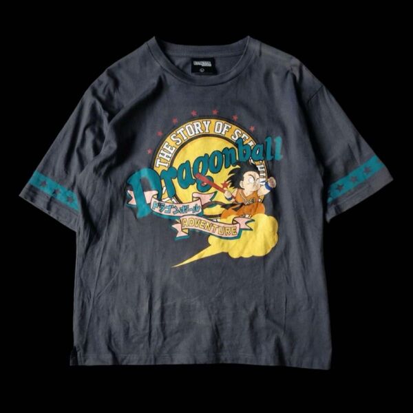 DRAGONBALL ADVENTURE ドラゴンボール Tシャツ ヴィンテージ グレー 悟空