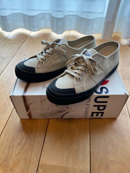 スペルガ SUPERGA キャンバス スニーカー EU40 26cm ミリタリー ビンテージ スニーカー 軍物