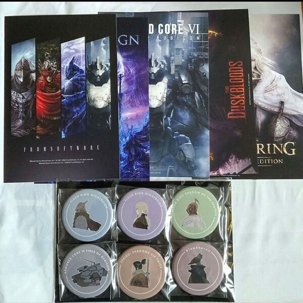 【新品未使用】FROM SOFTWARE EVENT 缶バッジ ポストカード